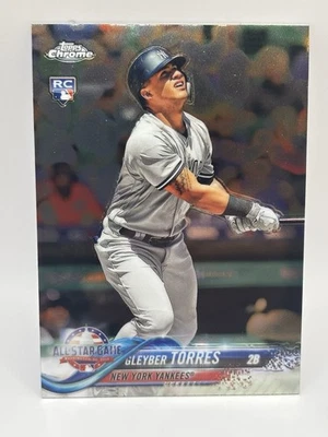2018 Topps Chrome Update Gleyber Torres #HMT80 All Star Game Yankees NM - Image 1 of 2