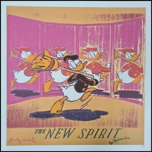 ANDY WARHOL * Donald Duck * lithograph * 50x50 cm*limited # 471/500 CMOA signed - Picture 1 of 10