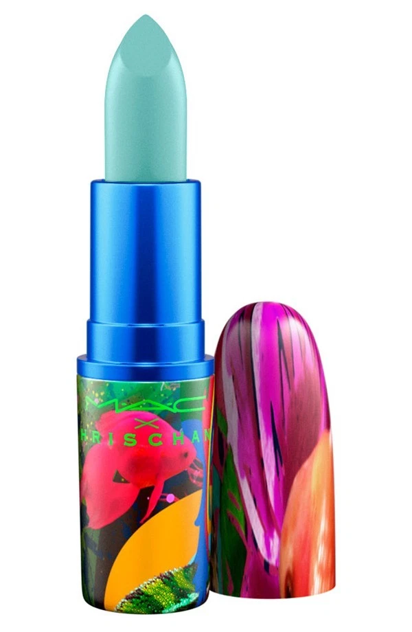 Mac Single Lipstick Cloud Gait Pastel Turquoise Lustre Chris Chang