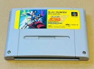 SM46 Gundam Wing W Endless Duel Shipping Free Famicom Nintendo SNES JAPAN - Picture 1 of 1