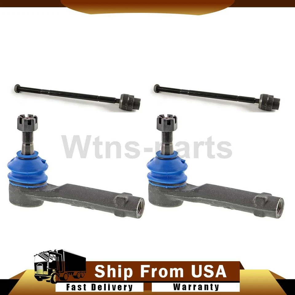 Extremos de barra de amarre exterior interior delantero 4x para Chevrolet Monte Carlo 3,8 L 2004-2005 Foto 1 de 4