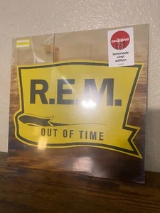 R.E.M. Out Of Time LP Sealed Exclusive Lemonade Vinyl Limited Edition Mint RARE - Picture 1 of 3