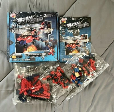 Block Tech Mean Streets Explosive Rescue 211 Piece Helicopter Building Toy Set - Image 1 of 4