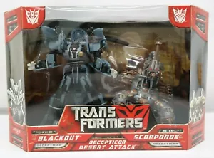 Transformers Decepticon Desert Attack Blackout & Scorponok Voyager Class TY - Picture 1 of 12