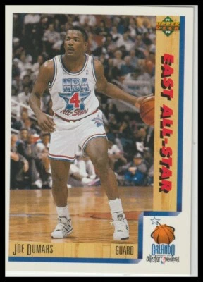 1991-92 Joe Dumars Upper Deck Basketball East All-Star #459 Detroit Pistons - Image 1 of 2