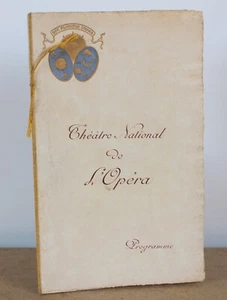 Programme du Théâtre national de l'opéra Faust Gounod 1911 - Photo 1/6
