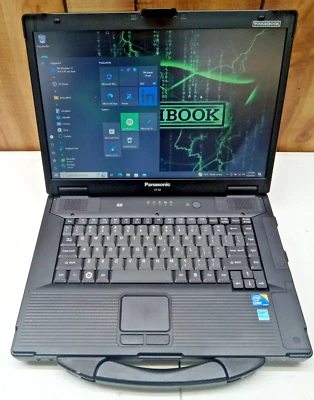 Panasonic Toughbook CF-52 MK3 256 SSD 4GB DVD LOW HOURS WIN 10 - Image 1 of 4