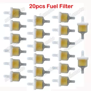 20x Inline Magnet Fuel Filter Cleaner Pit Dirt Moto Bike ATV Snowmobile Go Kart - Picture 1 of 2