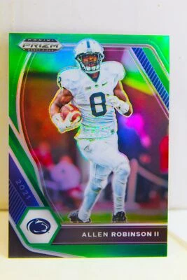 Allen Robinson II 2021 Prizm Draft Picks Green Prizm Refractor Card #41 NFL - Image 1 of 4