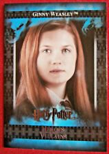 HARRY POTTER HEROES AND VILLAINS Card #09 - GINNY WEASLEY - Artbox 2010