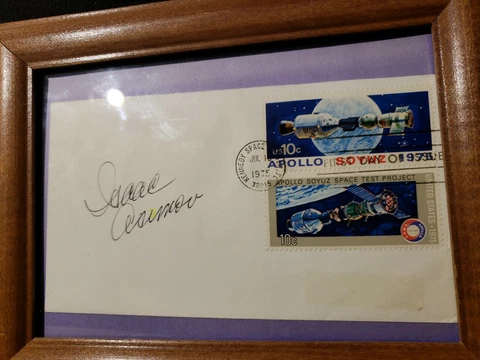ISAAC ASIMOV SIGNED NASA SPACE HISTORY APOLLO SOYUZ FIRST DAY OF ISSUE STAMPS Cover