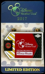 DVC Vacation Club 2017 etiqueta de equipaje rojo LE pin Disney 122674 - Imagen 1 de 2
