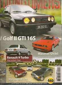YOUNGTIMERS 46 VW GOLF GTI 16S R9 TURBO MASERATI GHIBLI MERCEDES W124 AMC PACER - Imagen 1 de 2