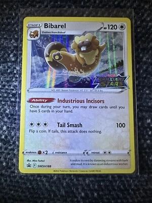 Bibarel SWSH188 SWSH: Sword & Shield Promo Cards Holo - Image 1 of 2