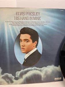 His Hand In Mine by Elvis Presley (RCA Records, 1960, Vinyl) Gospel Christian - Picture 1 of 3
