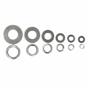 Surtido 790 piezas de lavadoras planas y de resorte de acero inoxidable resistentes al óxido M4-M12 - Imagen 1 de 3