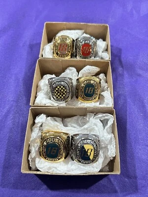 6 anillos de gran tamaño Bobby Labonte NASCAR Racing ganadores del campeonato (1999) Foto 1 de 4