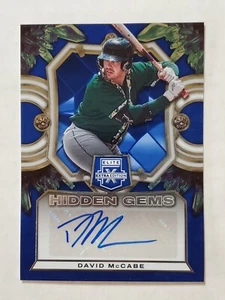 DAVID MCCABE 2023 Elite Extra Edition HIDDEN GEMS AUTO #HG-DMC Braves A - Imagen 1 de 1