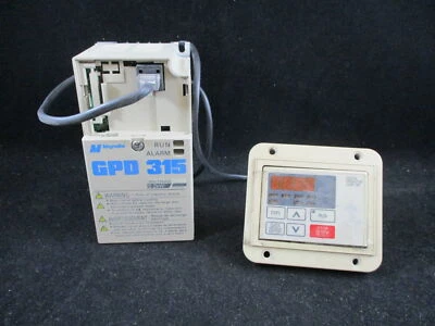 MAGNETEK GPD-315 MVA002 AC DRIVE 1/4 HP 230 VAC w/JVOP-147 DIGITAL OPERATATOR - Image 1 of 4