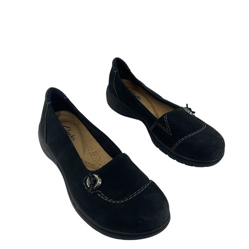 Mocassino donna Clarks Carleigh Lulin nero in pelle taglia 6 5