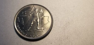 Canada Vancouver 2010 Olympics Cross Country Skiing 25 Cent Coin. - Bild 1 von 2
