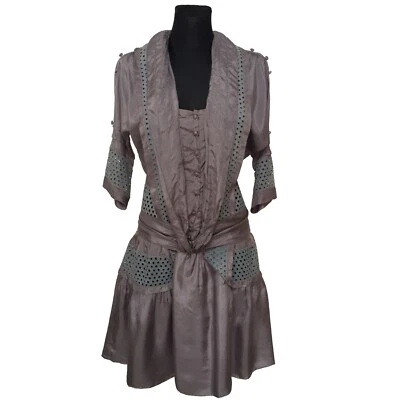 Robert Rodriguez 100% Silk Dress Size 4 – Vintage Inspired Designer Piece - Image 1 of 4