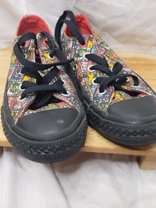 Teen Titans Go! Converse Chuck Taylor Low Top Junior Size 12 Youth Sneakers Shoe - Picture 1 of 5