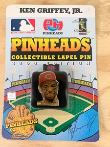 NEW Ken Griffey Jr 2000 Pinheads Collectors Pin 2nd Edition Cincinnati Reds - Picture 1 of 2