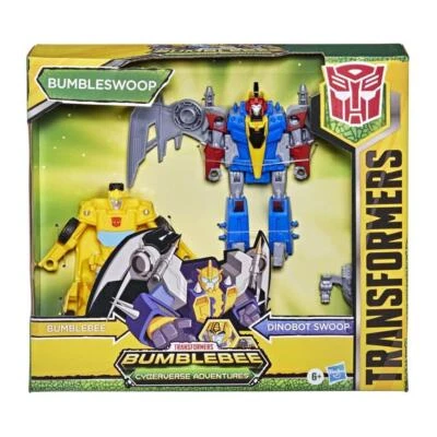 Transformers Bumblebee Cyberverse Adventures Dinobots Unite BUMBLESWOOP Combiner - Image 1 of 4
