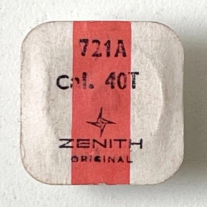 ZENITH Cal.40T PIEZA DE EQUILIBRIO COMPLETO #721A SELLADO DE FÁBRICA - Imagen 1 de 2
