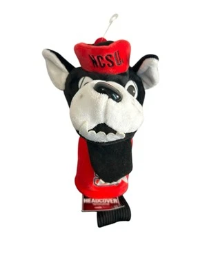North Carolina State Wolfpack Mascot Driver Head Cover NCAA Team Golf Brand New - Image 1 of 4