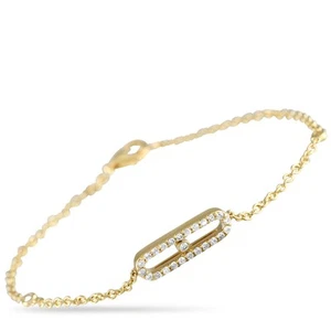 LB Exclusive 14K Yellow Gold 0.30 ct Diamond Bracelet BR10310-Y - Picture 1 of 3