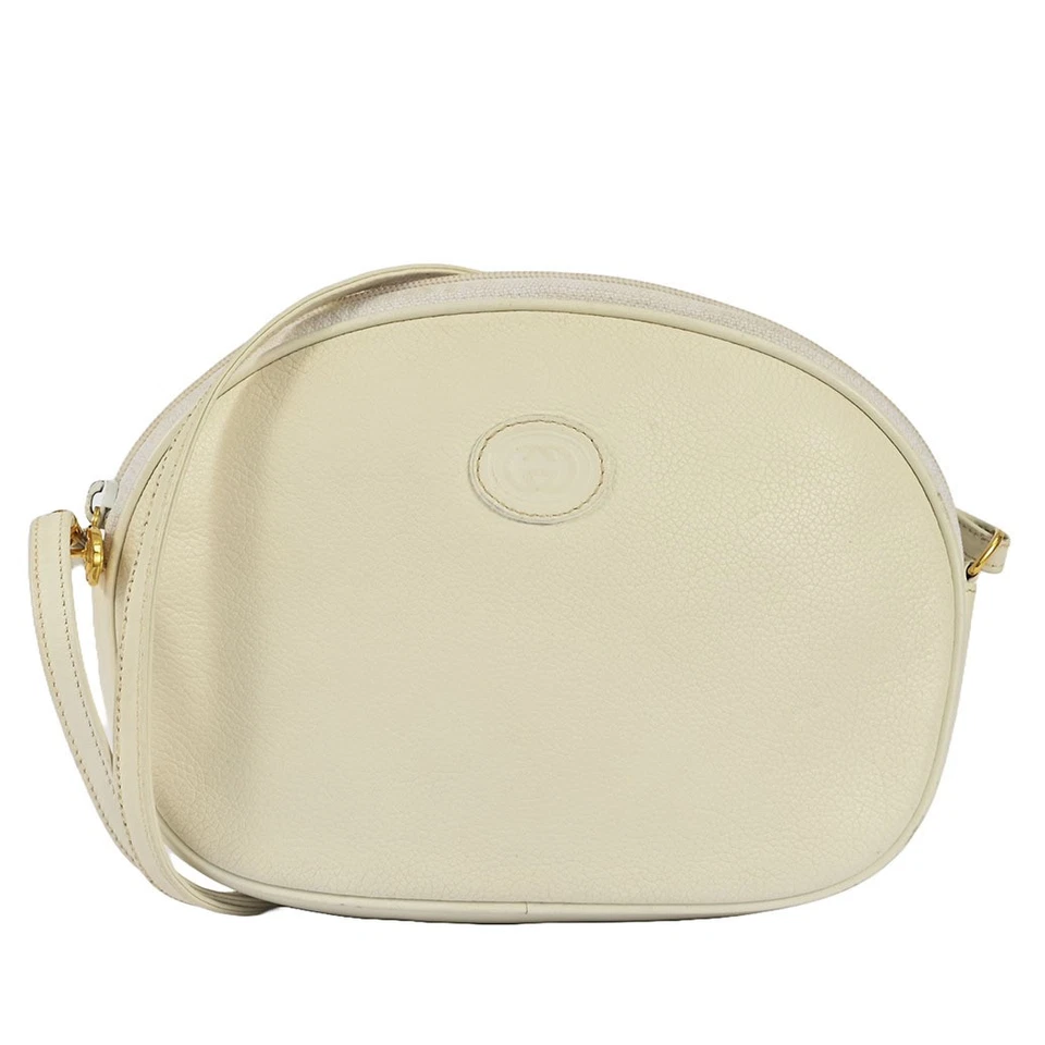 GUCCI Bolso Bolso de Hombro Usado Damas Bandolera Cuero Blanco 007860094 Foto 1 de 4