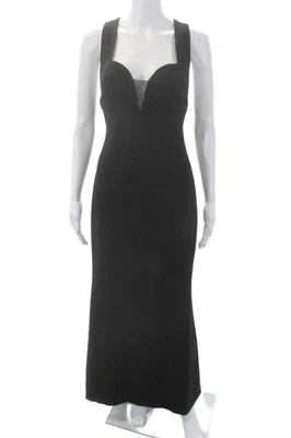 Jill Jill Stuart Womens Sleeveless Zipped Dress Black Size 6 - Image 1 of 4
