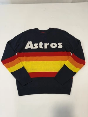 Houston MLB Astros Cooperstown Collection Sweater  Mens Size M Pullover - Image 1 of 4