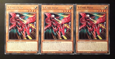 Yu-Gi-Oh! 3x Y-Yare Head, MZTM-EN019, Rare, 1. Edition, Englisch, Near Mint - Bild 1 von 2