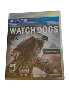 Watch Dogs Sony PlayStation 3 2014 Video Game PS3 Exclusive Walmart Edition NIP - Picture 1 of 3