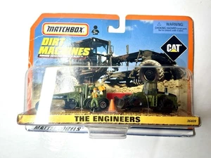 Matchbox 1998 Dirt Machines The Engineers Soil Compactor Motor Grader Shelf Wear - Picture 1 of 12