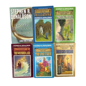 1ST & 2ND CHRONICLES OF THOMAS COVENANT by Stephen R. Donaldson LOT x 6 PB - Picture 1 of 10