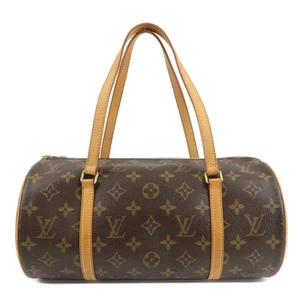 Authentic Louis Vuitton Monogram Papillon 30 Hand Bag New Style M51385 Used F/S - Picture 1 of 23
