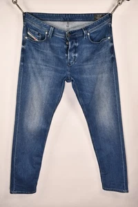 Pantalones de mezclilla para hombre Diesel 0097X_Stretch Larkee-Beex azul cónico talla W36 L32 - Imagen 1 de 9