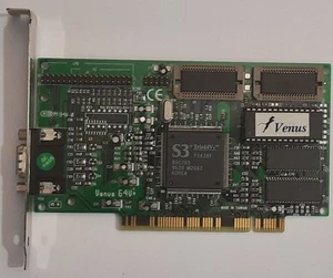 Karta graficzna Venus 64V+ PCI (S3 Trio64V+, 86C765, 2MB, retro, 1996) - Zdjęcie 1 z 4