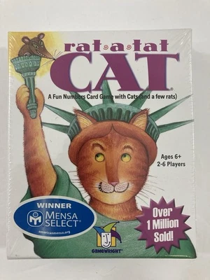 Rat A Tat Cat Fun Numbers Card Came w/Cats NEW by Gamewright - Image 1 of 3