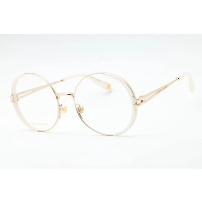 Gafas para mujer Marc Jacobs blanco/dorado metal borde completo redondas MJ 1093 024S 00 Foto 1 de 2