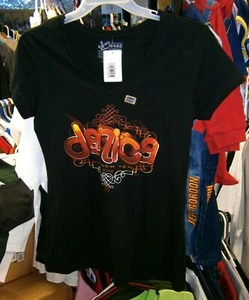 VINTAGE CHASE AUTHENTICS #10 DANICA PATRICK LADIES SHR BLACK TEE SHIRT LARGE NWT - Picture 1 of 4