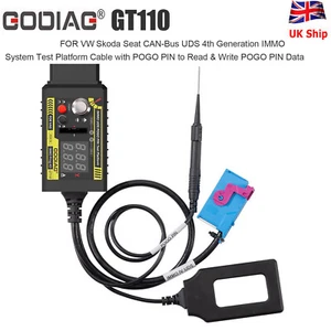 GODIAG GT110 Sk.oda Se-.at CAN-Bus UDS 4th Generation IMM0 System Test Platform - Picture 1 of 8