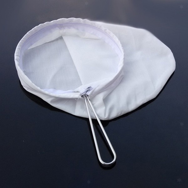 Milk Tea Filter Bag with Handle Coffee Cotton Cloth Strainer Tea InfusersA_ex Photo Related