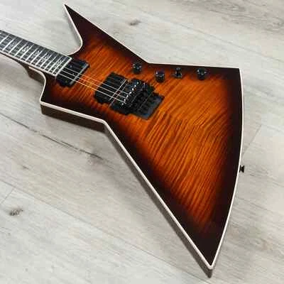 Dean USA ZERO Floyd Fluence Guitar, Ebony Fretboard, Flame Maple, Tiger Eye - Image 1 of 4