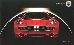 2012 Fisker Karma EcoStandard EcoSport EcoChic 20 Seiten Verkaufsbroschüre - Neu - Bild 1 von 1