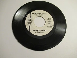 Brenton Wood: Come Softly To Me / 45 Rpm Promo 1977 VG+ - Imagen 1 de 2